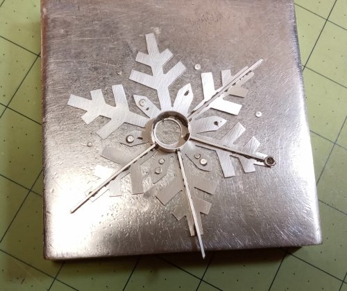 Judy Larson's Snowflake Ornaments - , Holiday Designs, Butane Torch, Soldering, Solder, snowflake ornament